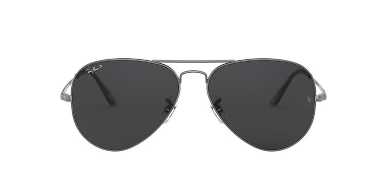 Ray-Ban RB3689 AVIATOR METAL II - 004/48 - Gunmetal - 55 mm
