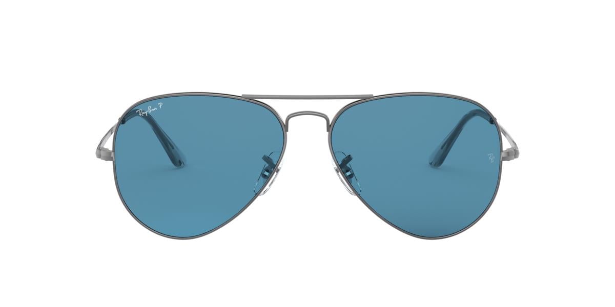 Ray-Ban RB3689 AVIATOR METAL II - 004/S2 - Gunmetal - 62 mm