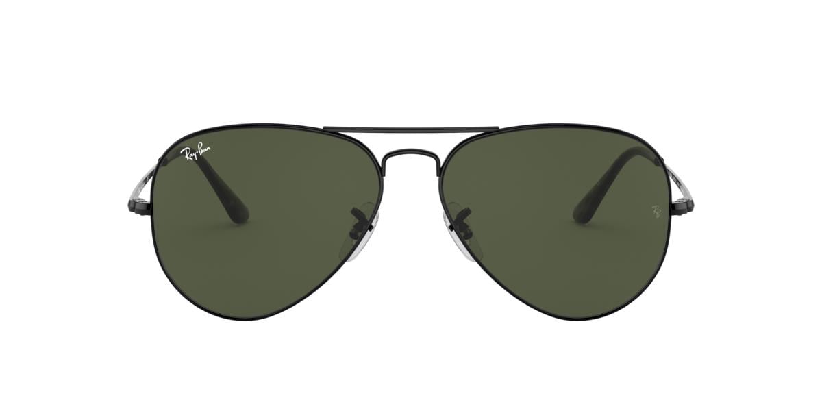 Ray-Ban RB3689 AVIATOR METAL II - 914831 - Black - 58 mm