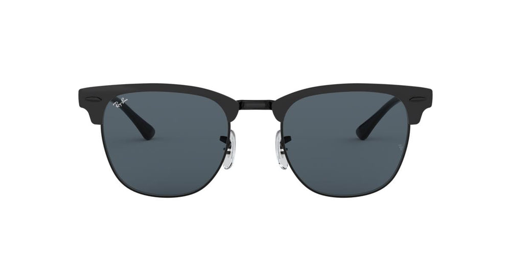 Ray-Ban RB3716 CLUBMASTER METAL - 186/R5 - Matte Black On Black - 51 mm