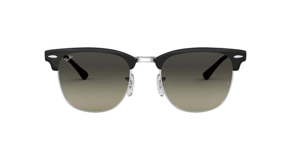 Ray-Ban RB3716 CLUBMASTER METAL - 900471 - Black On Silver - 51 mm