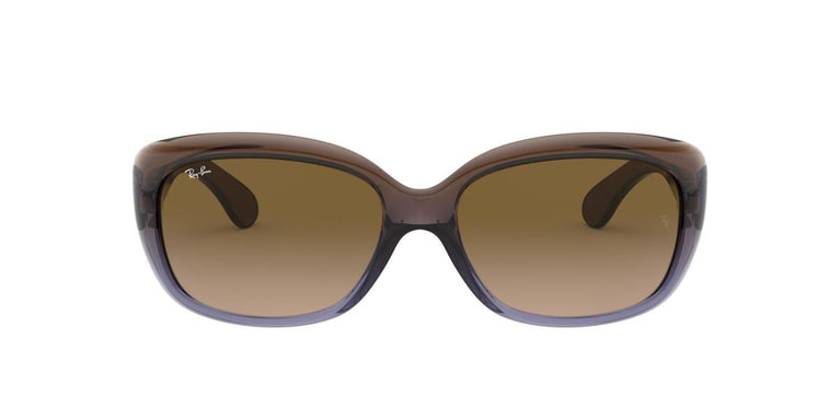 Ray-Ban RB4101 JACKIE OHH - 860/51 - Brown Gradient Lilac - 58 mm