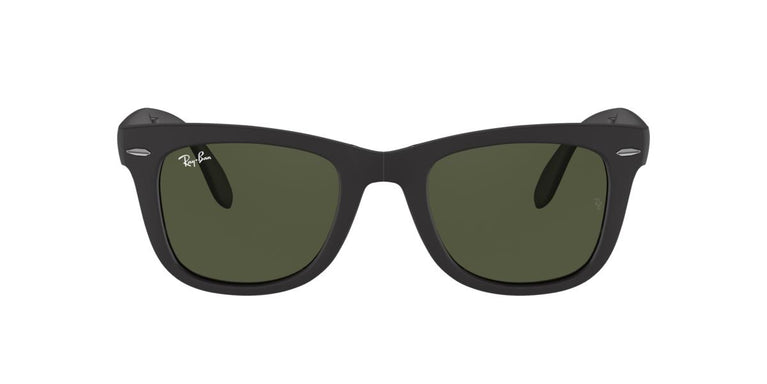 Ray-Ban RB4105 FOLDING WAYFARER - 601S - Matte Black - 54 mm
