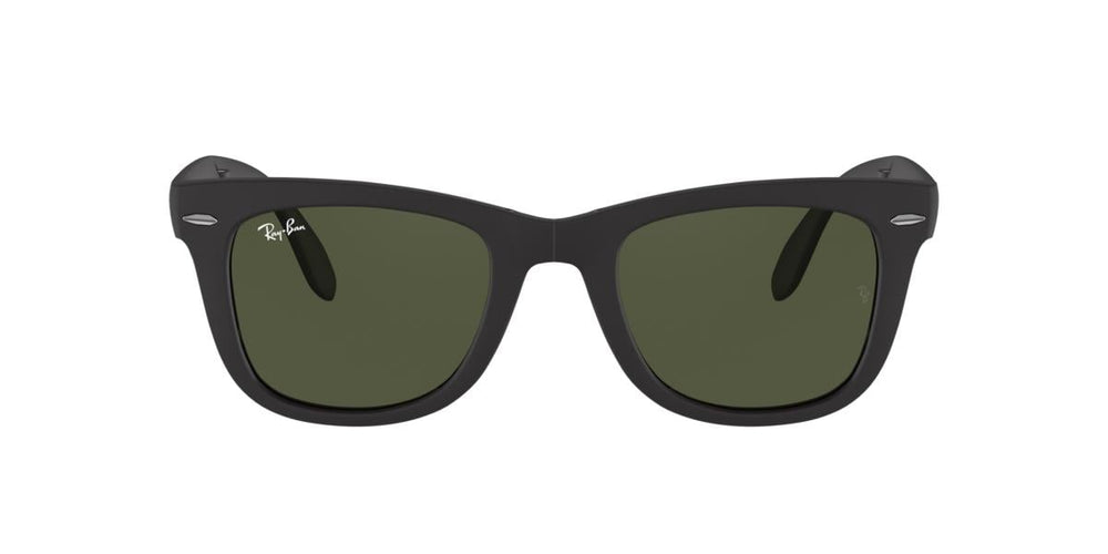 Ray-Ban RB4105 FOLDING WAYFARER - 601S - Matte Black - 50 mm