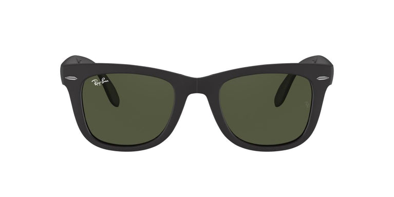 Ray-Ban RB4105 FOLDING WAYFARER - 601S - Matte Black - 50 mm