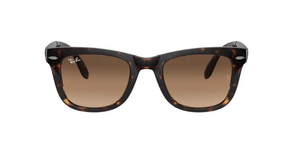 Ray-Ban RB4105 FOLDING WAYFARER - 710/51 - Light Havana - 54 mm