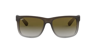 Ray-Ban RB4165 JUSTIN - 854/7Z - Rubber Brown On Grey - 55 mm