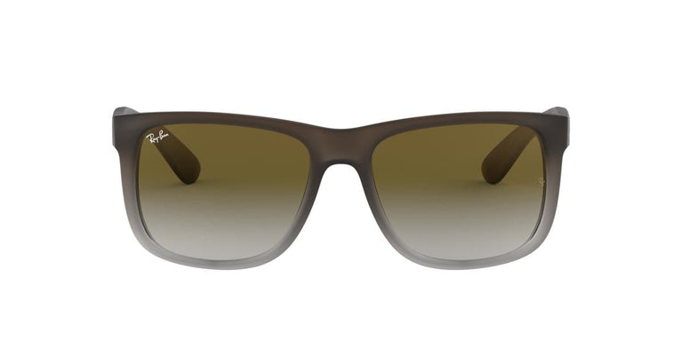 Ray-Ban RB4165 JUSTIN - 854/7Z - Rubber Brown On Grey - 55 mm