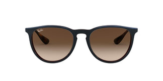 Ray-Ban RB4171 ERIKA - 631513 - Mirror Blue On Light Brown - 54 mm