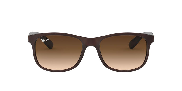 Ray-Ban RB4202 ANDY - 607313 - Matte Brown On Brown - 55 mm