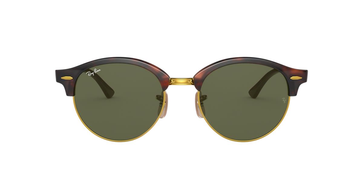 Ray-Ban RB4246 CLUBROUND - 990 - Red Havana - 51 mm