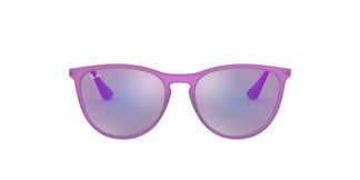 Ray-Ban RJ9060S JUNIOR ERIKA - 70084V - Violet Fluo Transparent Rubber - 50 mm