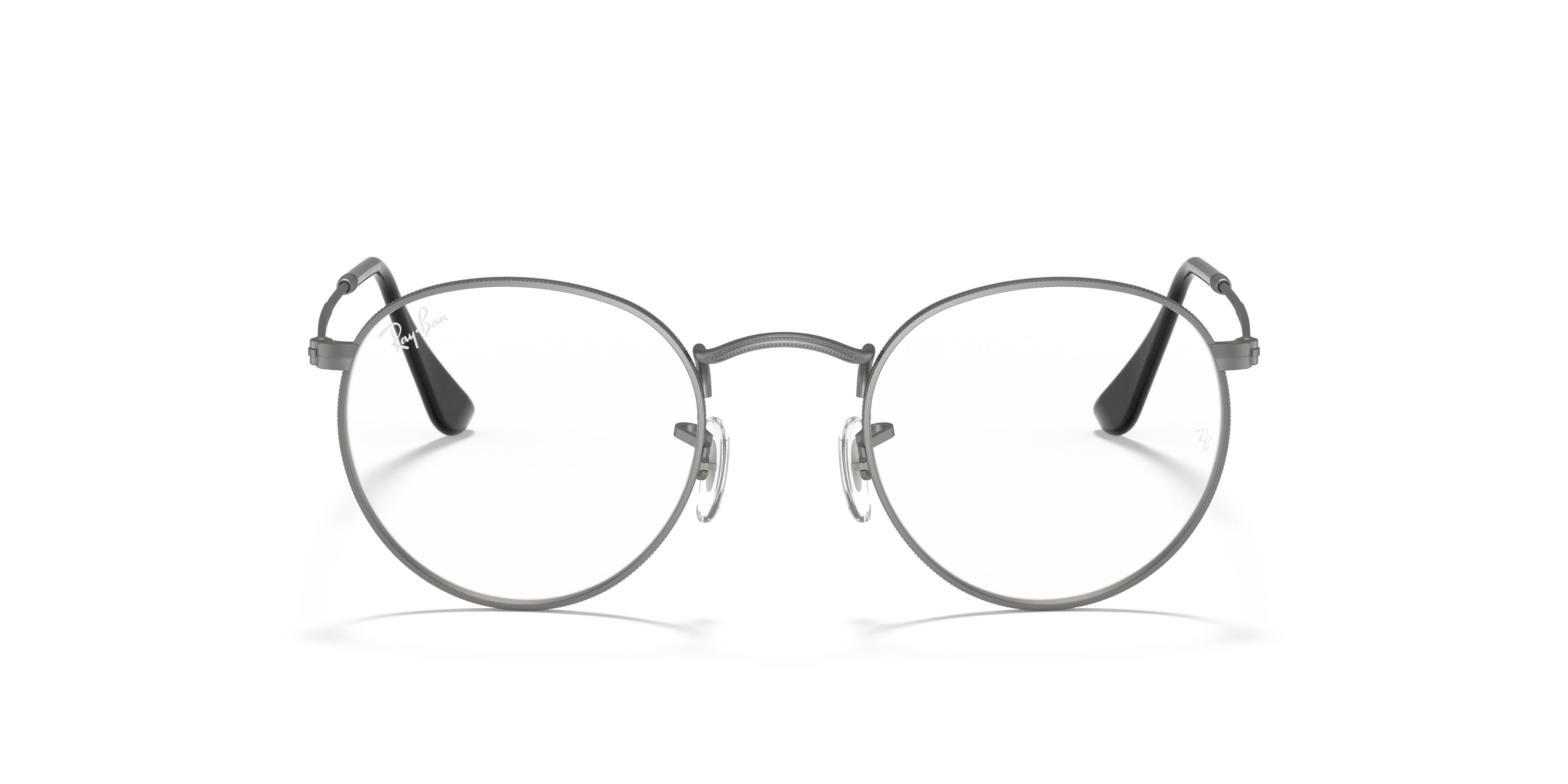 Ray-Ban RX3447V ROUND METAL - 2620 - Matte Gunmetal - 50 mm