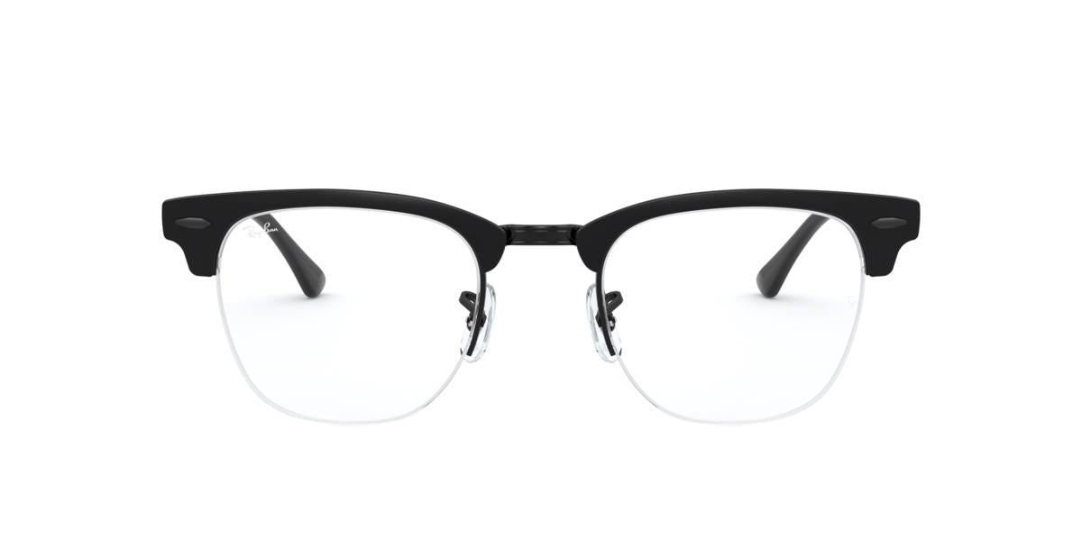 Ray-Ban RX3716VM CLUBMASTER METAL - 2904 - Matte Black On Black - 50 mm
