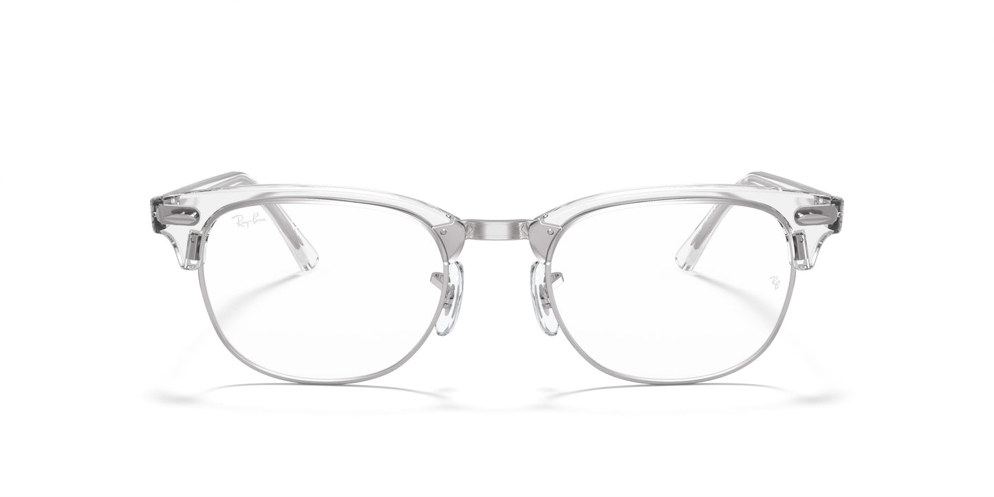 Ray-Ban RX5154 CLUBMASTER - 2001 - White Transparent - 49 mm