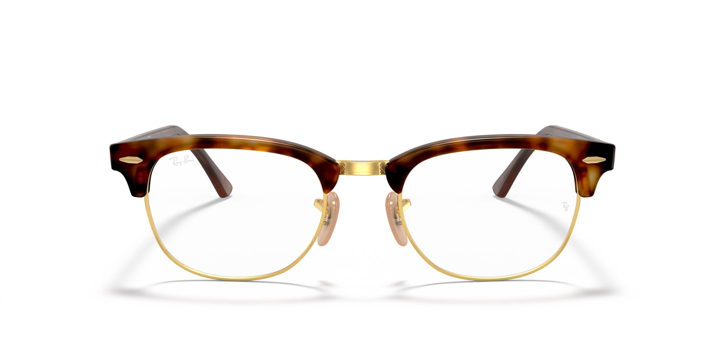 Ray-Ban RX5154 CLUBMASTER - 2372 - Red Havana - 49 mm