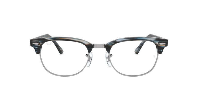 Ray-Ban RX5154 CLUBMASTER - 5750 - Blue/Grey Striped - 49 mm