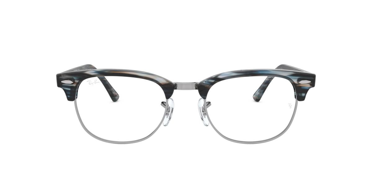 Ray-Ban RX5154 CLUBMASTER - 5750 - Blue/Grey Striped - 51 mm