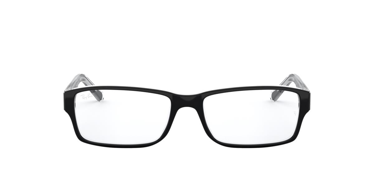 Ray-Ban RX5169 - 2034 - Black On Transparent - 54 mm