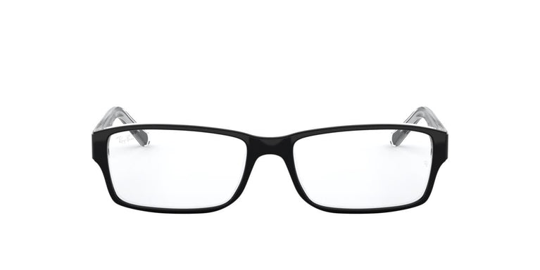 Ray-Ban RX5169 - 2034 - Black On Transparent - 54 mm