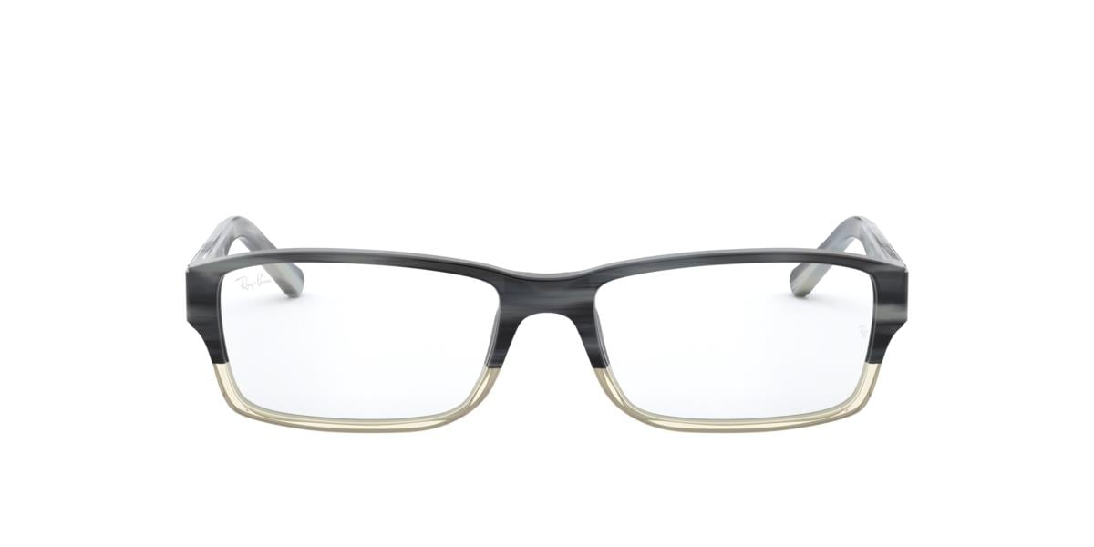 Ray-Ban RX5169 - 5540 - Grey Horn Gradient Grey - 52 mm