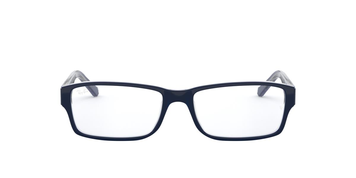 Ray-Ban RX5169 - 5815 - Blue On Transparent Grey - 52 mm