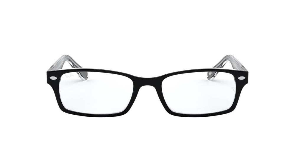 Ray-Ban RX5206 - 2034 - Black On Transparent - 52 mm