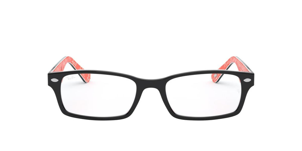 Ray-Ban RX5206 - 2479 - Black On Texture Red - 52 mm