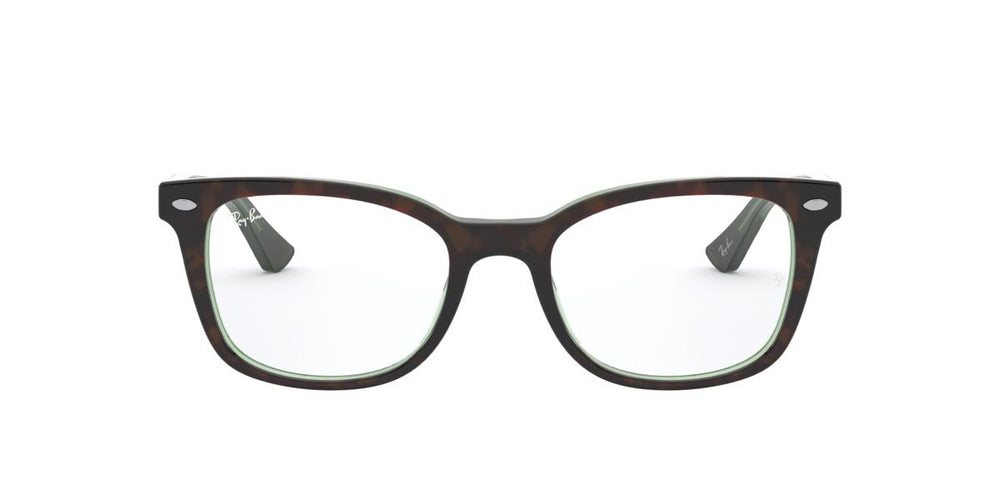 Ray-Ban RX5285 - 2383 - Havana On Green Transparent - 53 mm