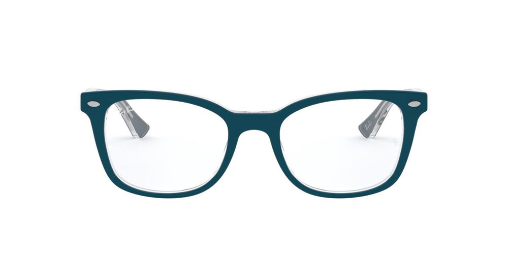 Ray-Ban RX5285 - 5763 - Turquoise On Transparent - 53 mm