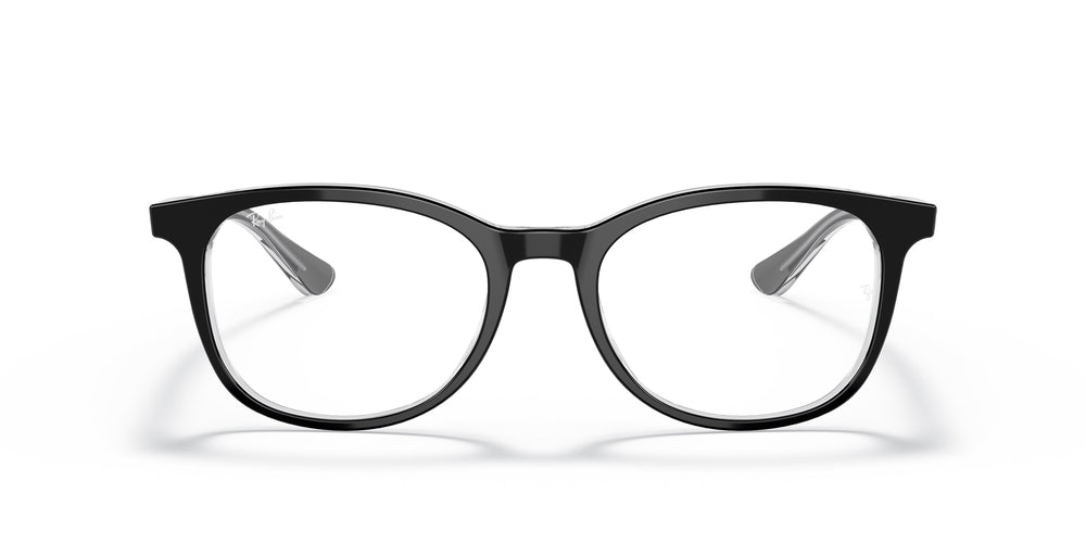 Ray-Ban RX5356 - 2034 - Black On Transparent - 52 mm