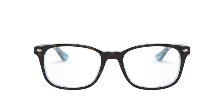 Ray-Ban RX5375 - 5883 - Havana On Light Blue - 51 mm