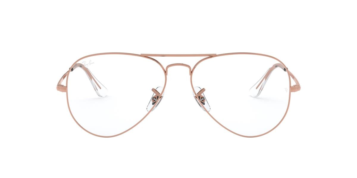 Ray-Ban RX6489 AVIATOR - 3094 - Rose Gold - 55 mm