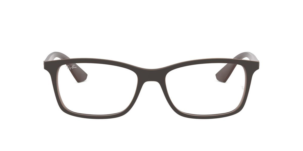 Ray-Ban RX7047 - 5451 - Matte Transparent Brown - 54 mm