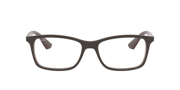 Ray-Ban RX7047 - 5451 - Matte Transparent Brown - 54 mm