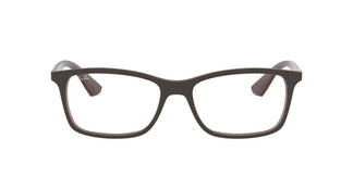 Ray-Ban RX7047 - 5451 - Matte Transparent Brown - 56 mm