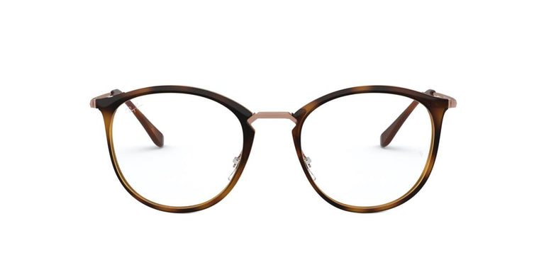 Ray-Ban RX7140 - 5687 - Striped Havana - 49 mm