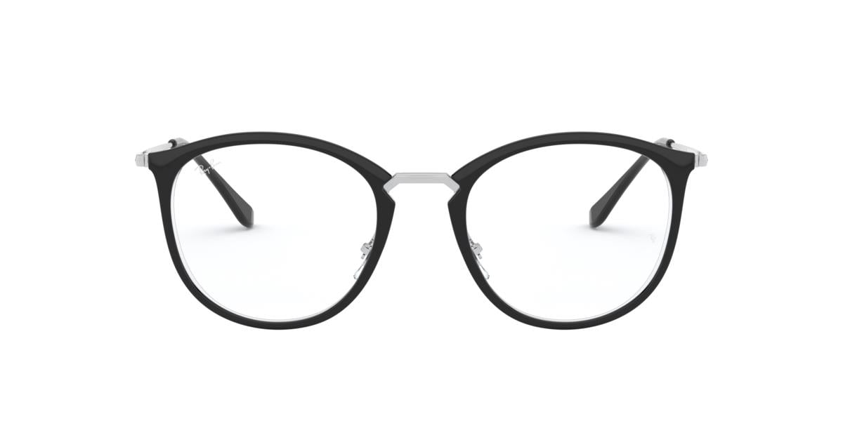 Ray-Ban RX7140 - 5852 - Black On Transparent - 51 mm