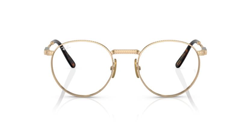 Ray-Ban RX8237V ROUND TITANIUM 1220 50