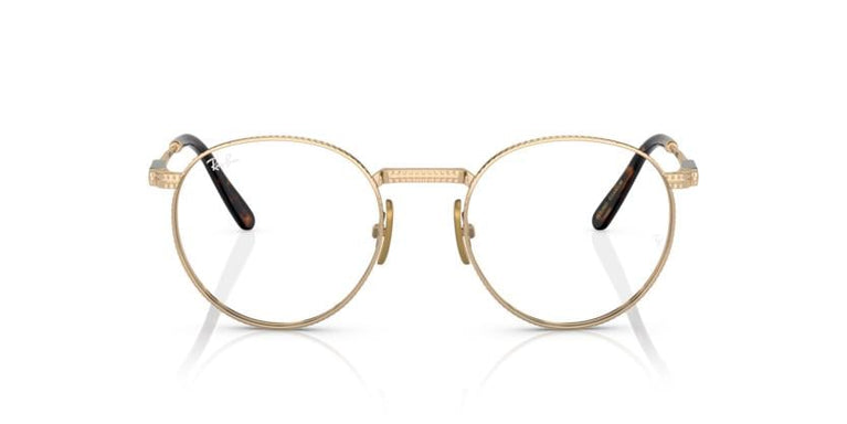 Ray-Ban RX8237V ROUND TITANIUM 1220 50