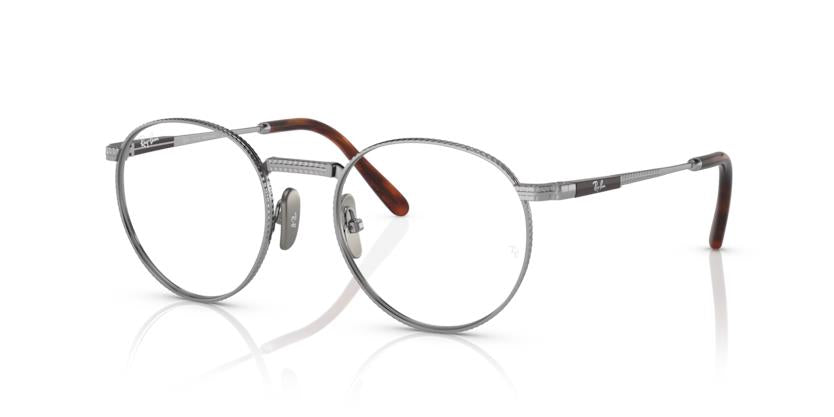 Ray-Ban RX8237V ROUND TITANIUM 1224 50