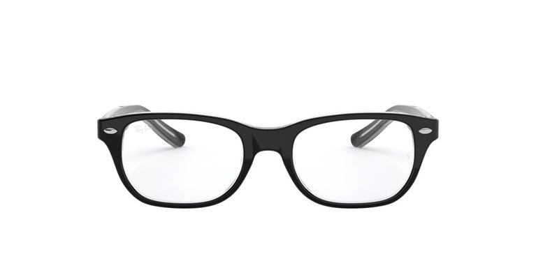 Ray-Ban RY1555 - 3529 - Black On Transparent - 48 mm