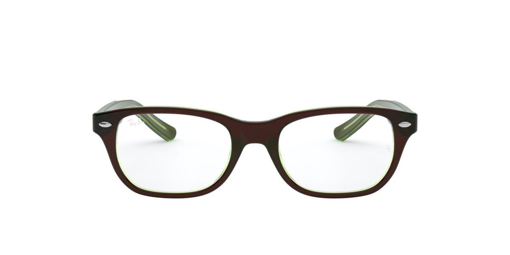 Ray-Ban RY1555 - 3665 - Brown On Green Fluo - 48 mm