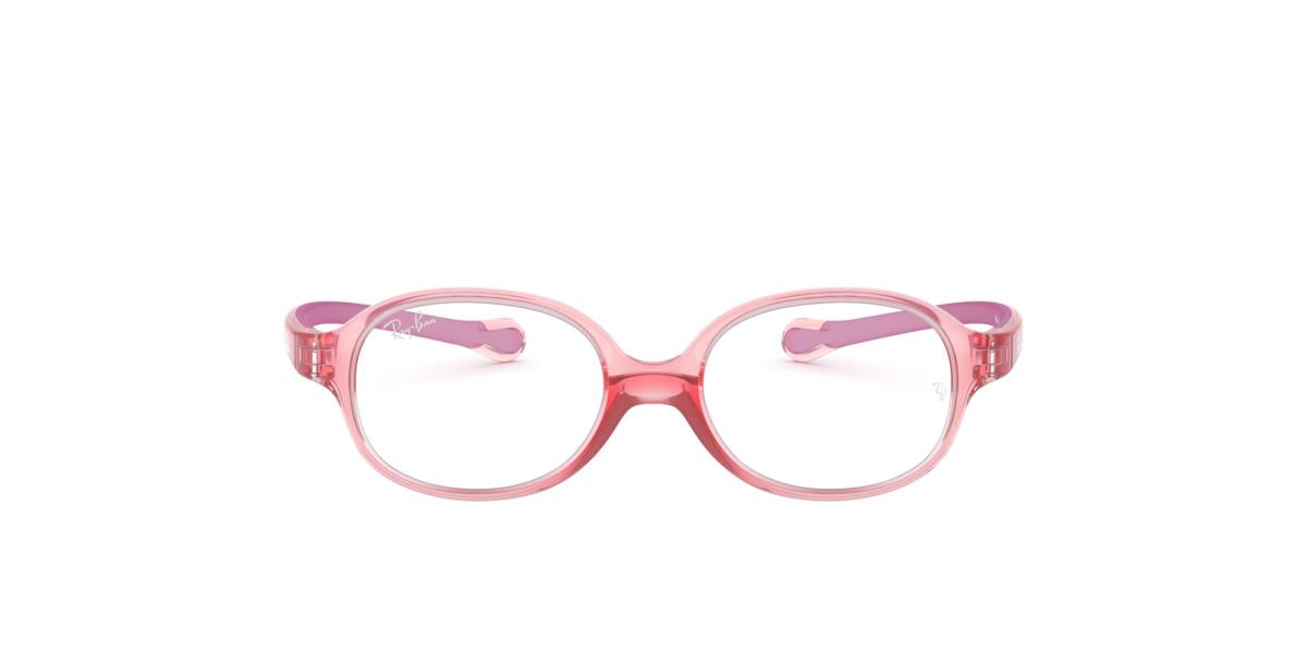 Ray-Ban RY1587 - 3767 - Transparent Light Red - 43 mm