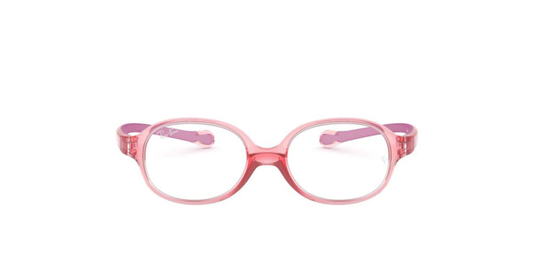 Ray-Ban RY1587 - 3767 - Transparent Light Red - 43 mm