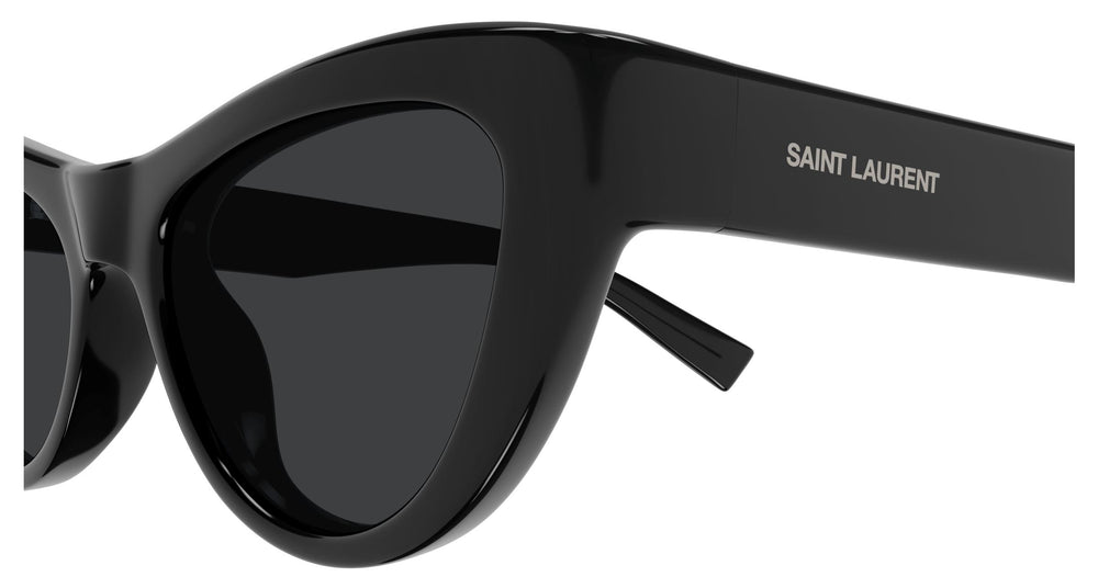 saint laurent lily sunglasses white Saint Laurent SL 676 001 53 Sunglasses