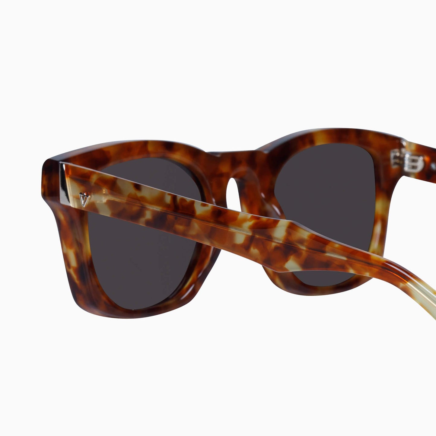 Valley Eyewear Solomon Maple Tort w. Gold  Metal trim Brown Lens 49