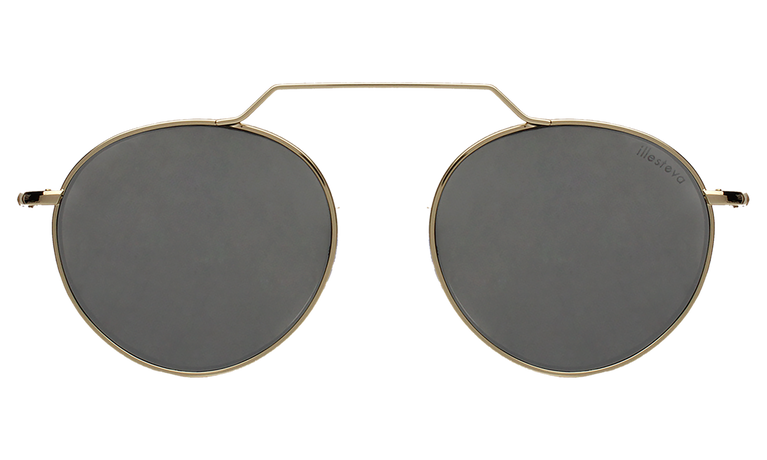 Illesteva Wynwood II Gold-Silver Flat Mirror 53